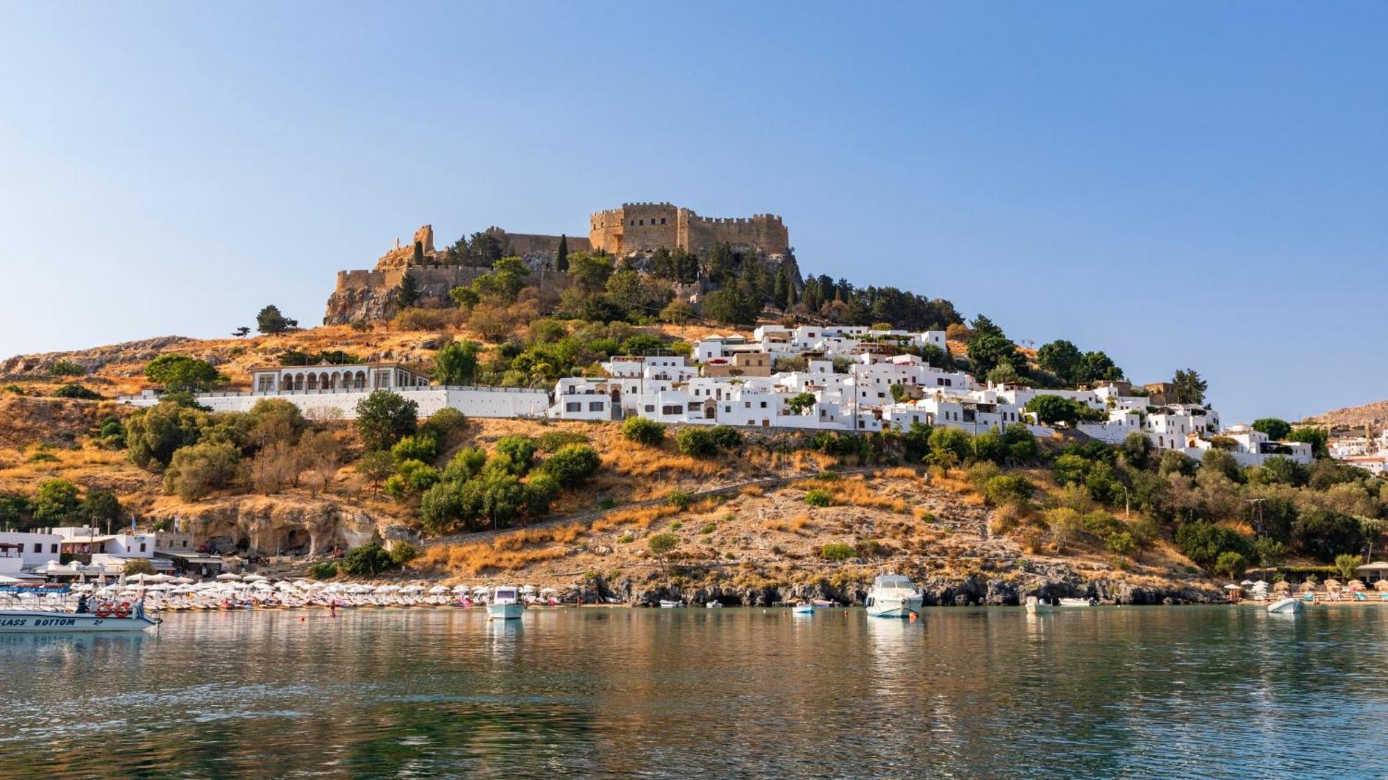 Galini View Apartments Lindos Exterior foto