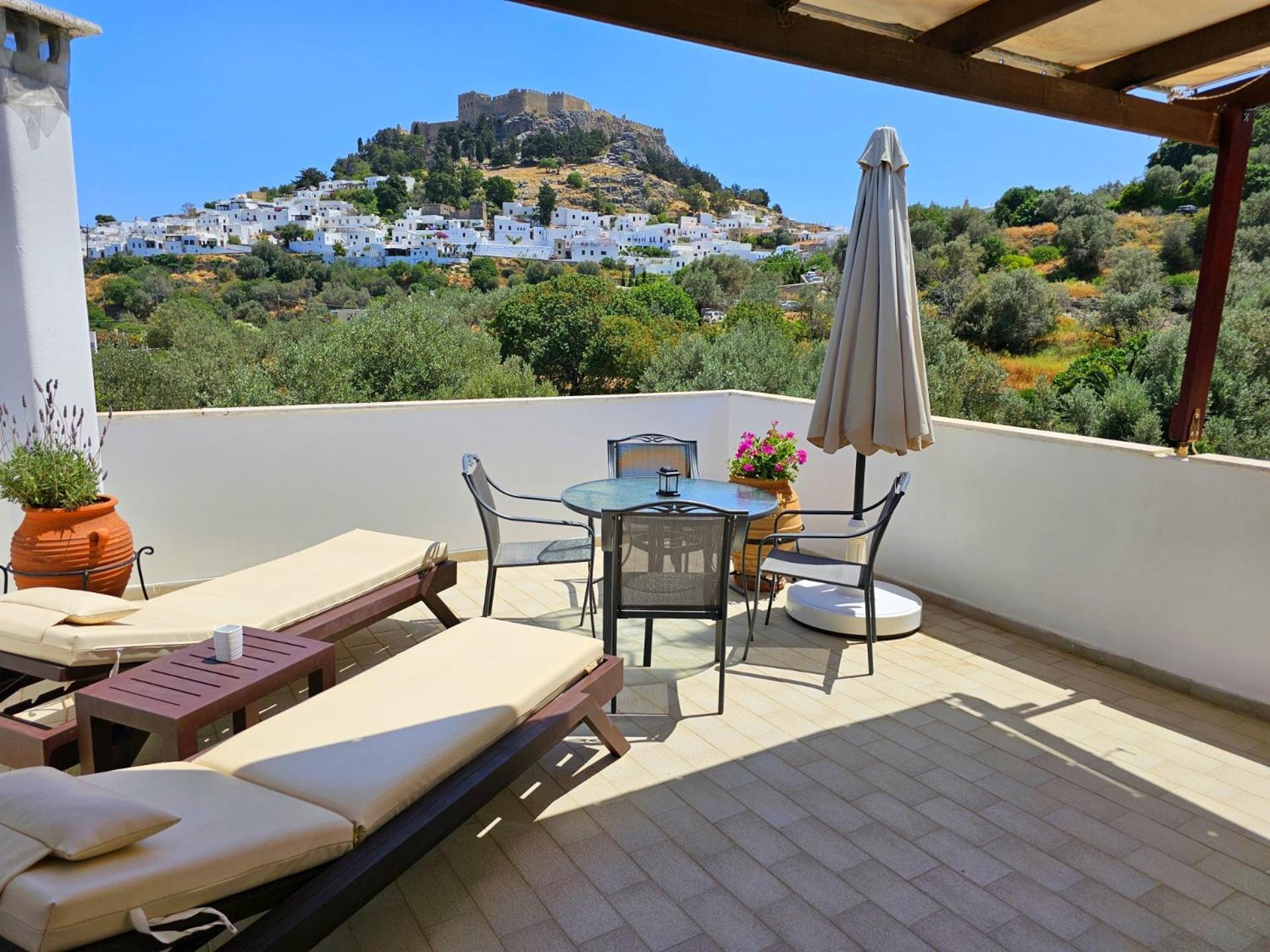 Galini View Apartments Lindos Exterior foto